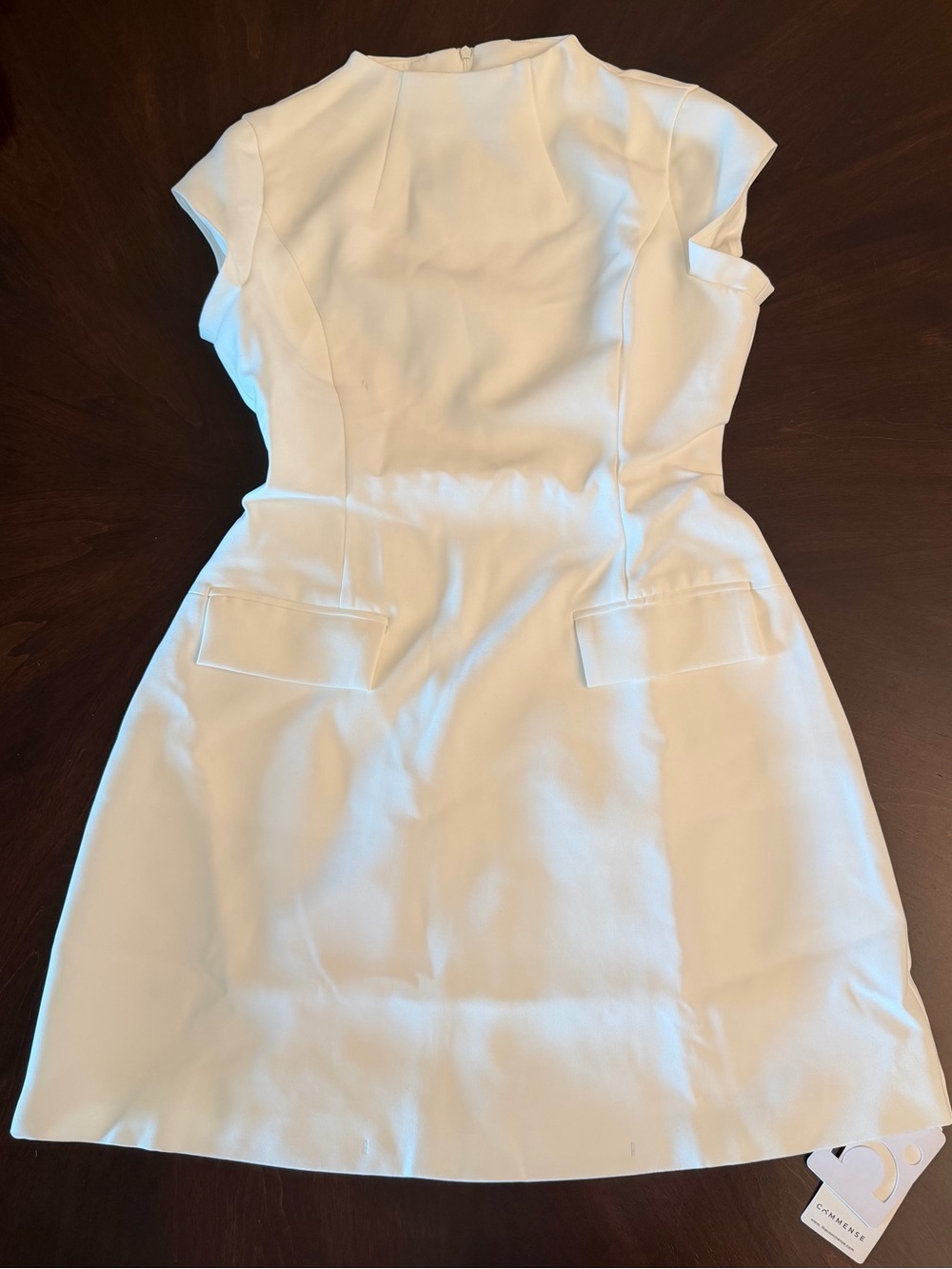 Commense Cream Mini Dress - Picture 2 of 5